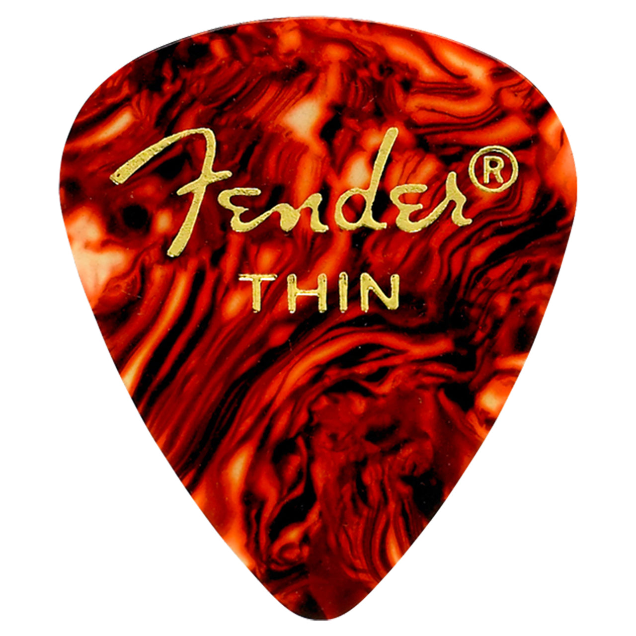 Fender 351 Shape Thin Classic Guitar Pick, 12-Pack