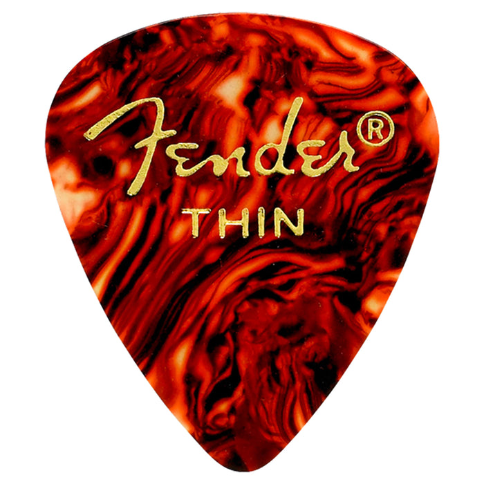 Fender 351 Shape Thin Classic Pick, 12-Pack