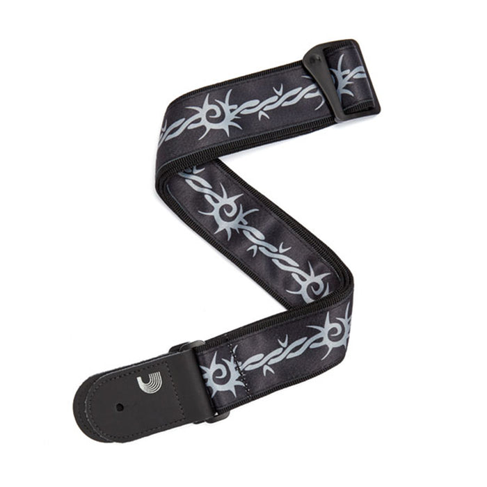 D'Addario Guitar Strap, Barbed Wire