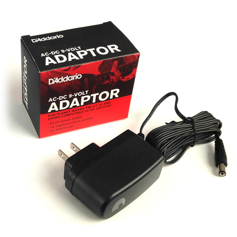 D'Addario PW-CT 9V power adaptor 500ma