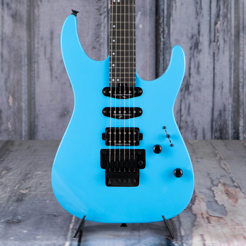Charvel Pro-Mod DK24 HSS FR E Electric Guitar, Infinity Blue, front closeup