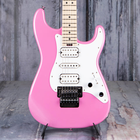 Charvel Pro-Mod So-Cal Style 1 HSH FR M Electric Guitar, Platinum Pink, front closeup
