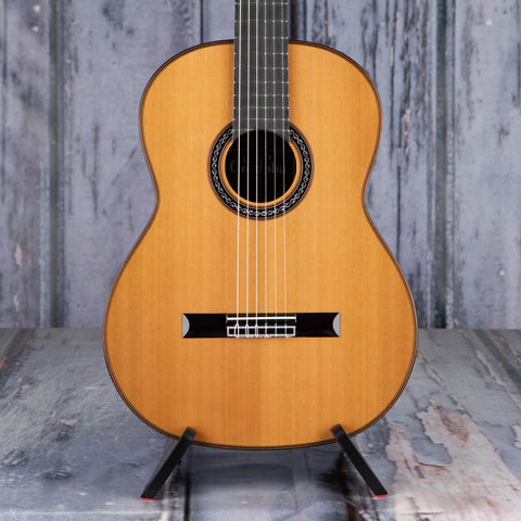Cordoba C10 CD Classical Guitar, Natural, front closeup