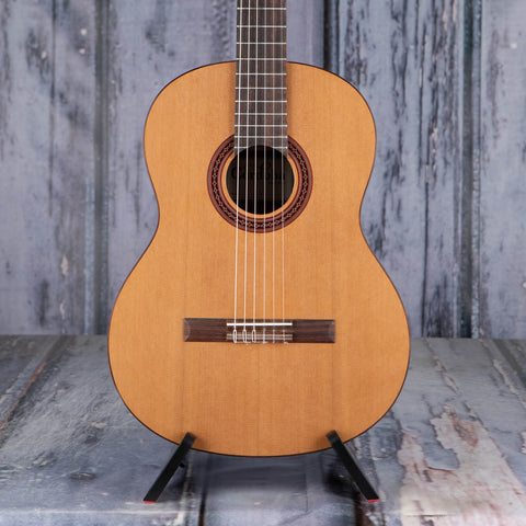 Cordoba C5 CD Classical Guitar, Natural, front closeup
