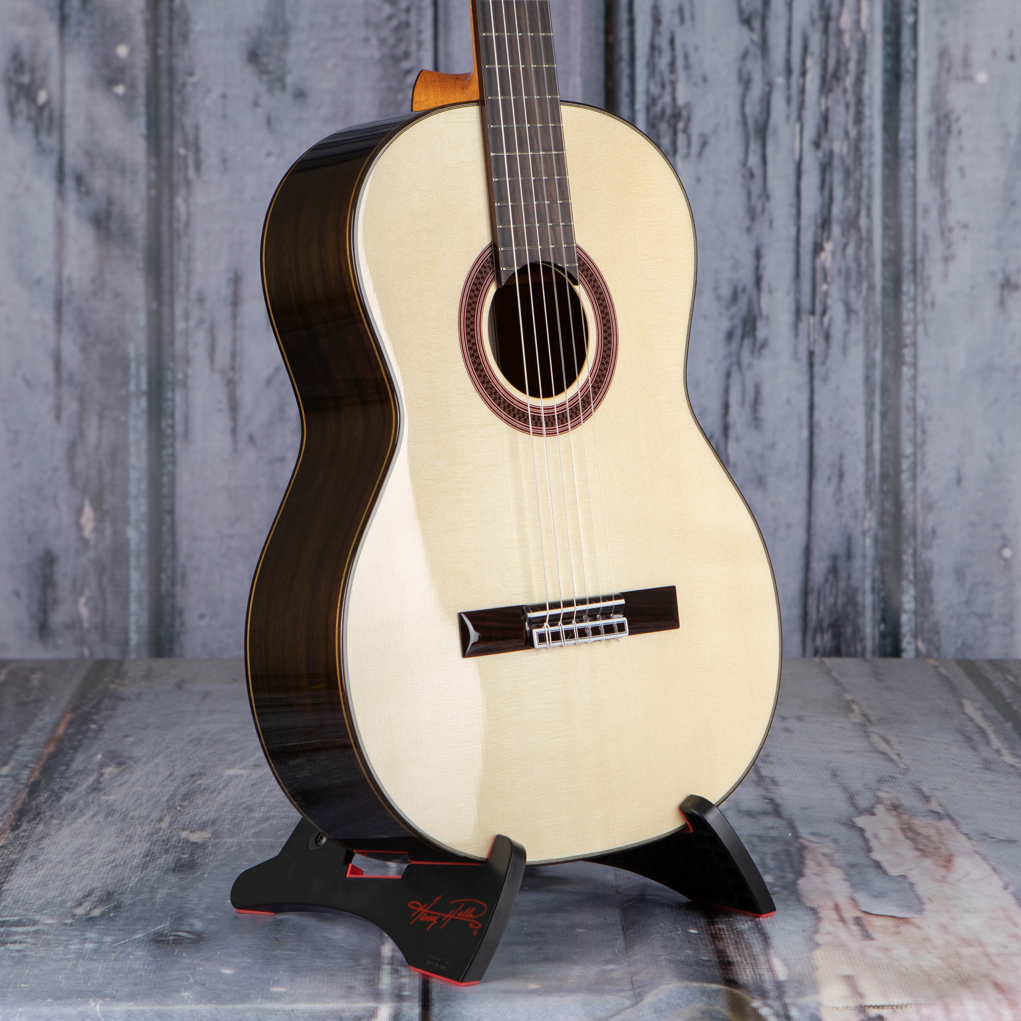 Cordoba C7 Spruce Classical Acoustic Guitar, Natural, angle