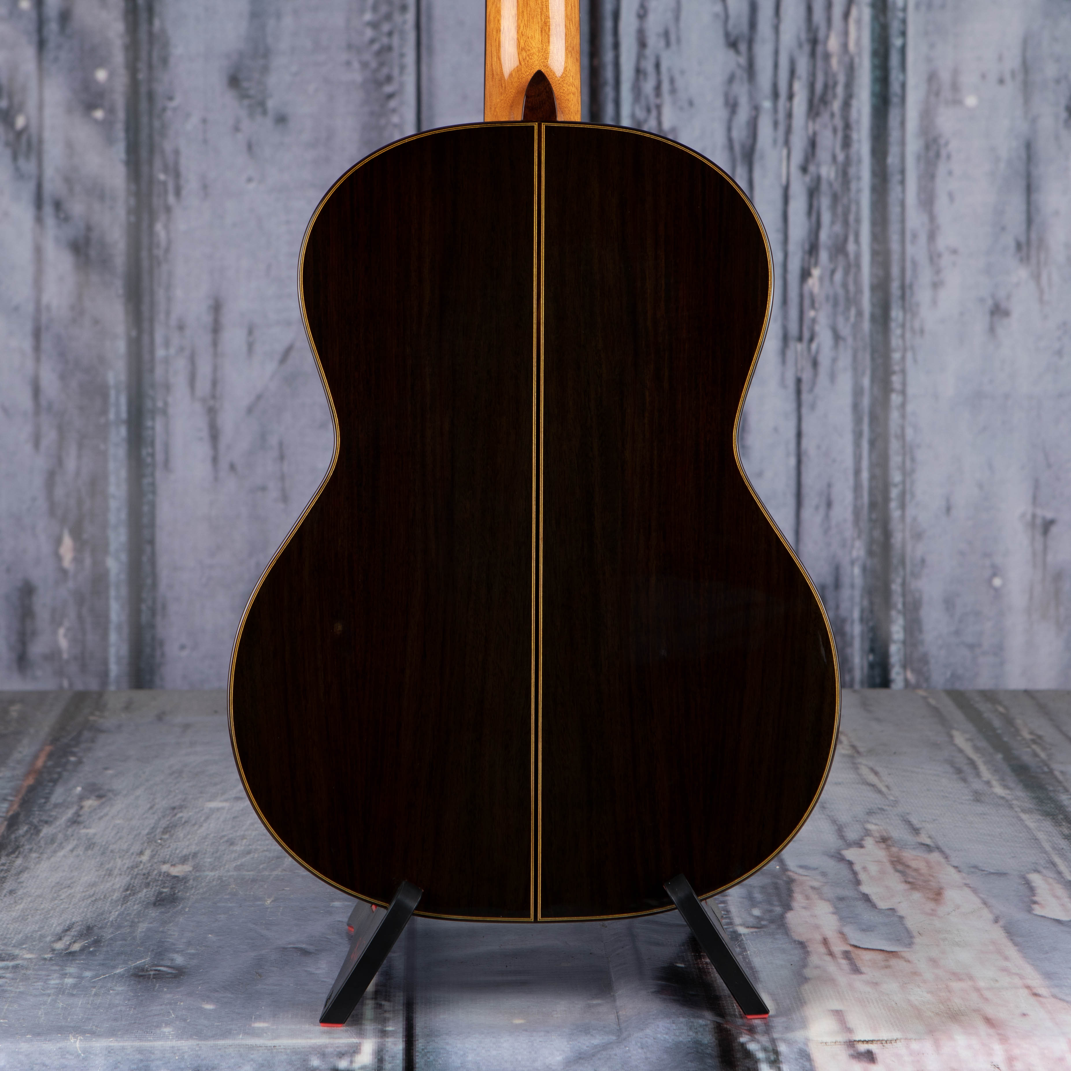 Cordoba C7 Spruce Classical Acoustic Guitar, Natural, back closeup