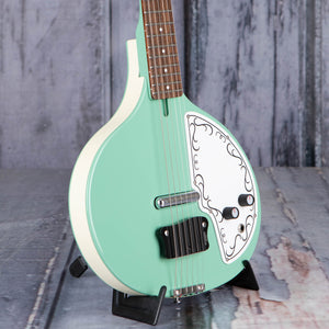 Danelectro Baby Electric Sitar, Vintage Aqua, angle