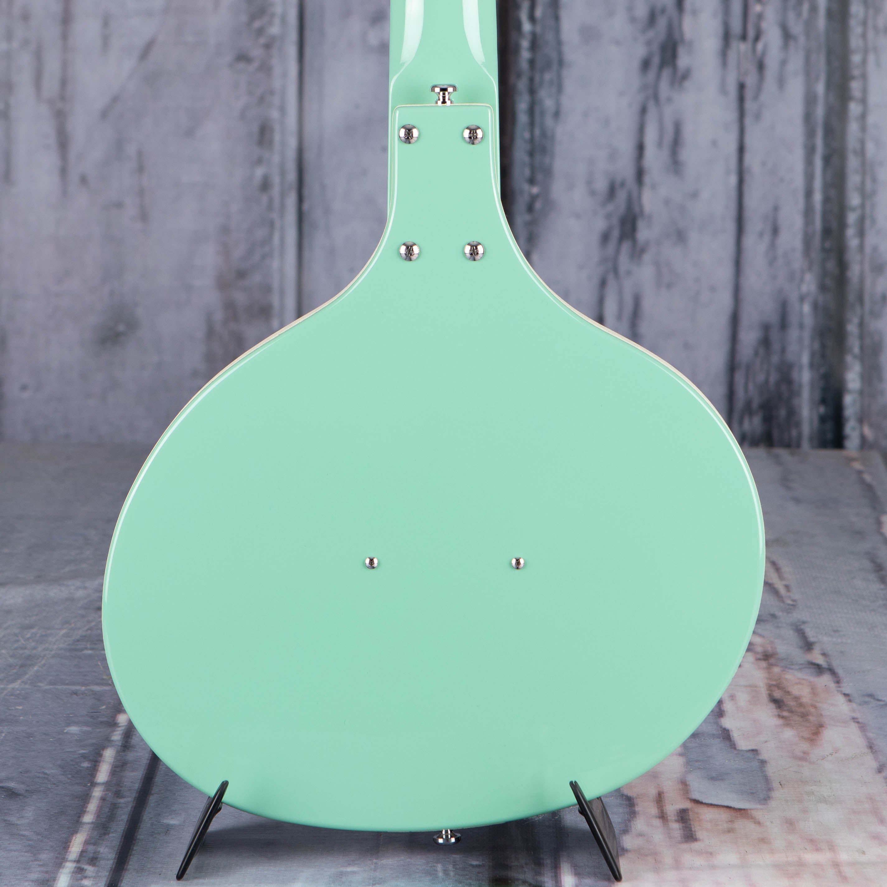 Danelectro Baby Electric Sitar, Vintage Aqua, back closeup