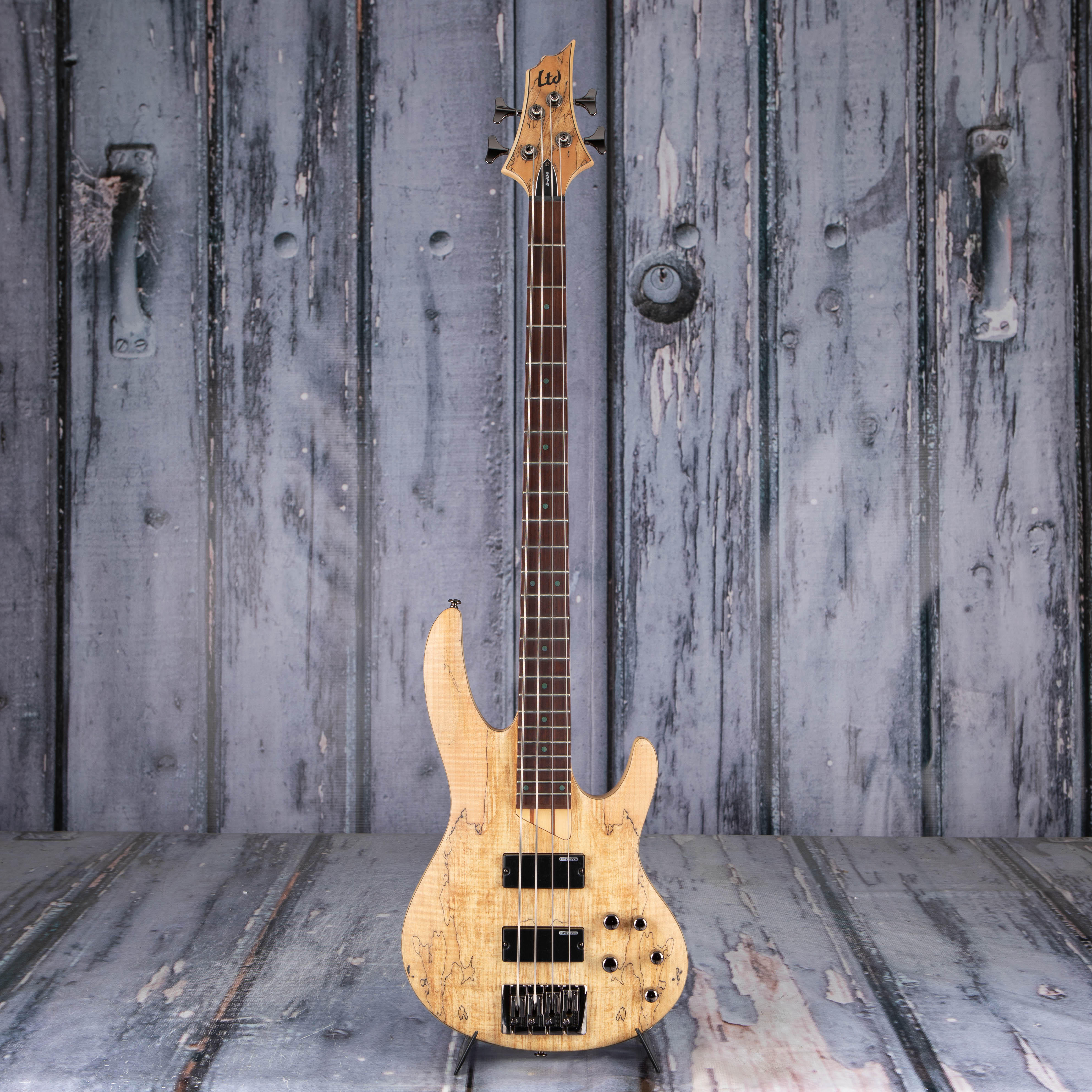 ベース LTD B-1004SE Multi-Scale Natural Satin ESP LTD B-1004 Multi-Scale Bass Guitar - Natural Satin | Sweetwater