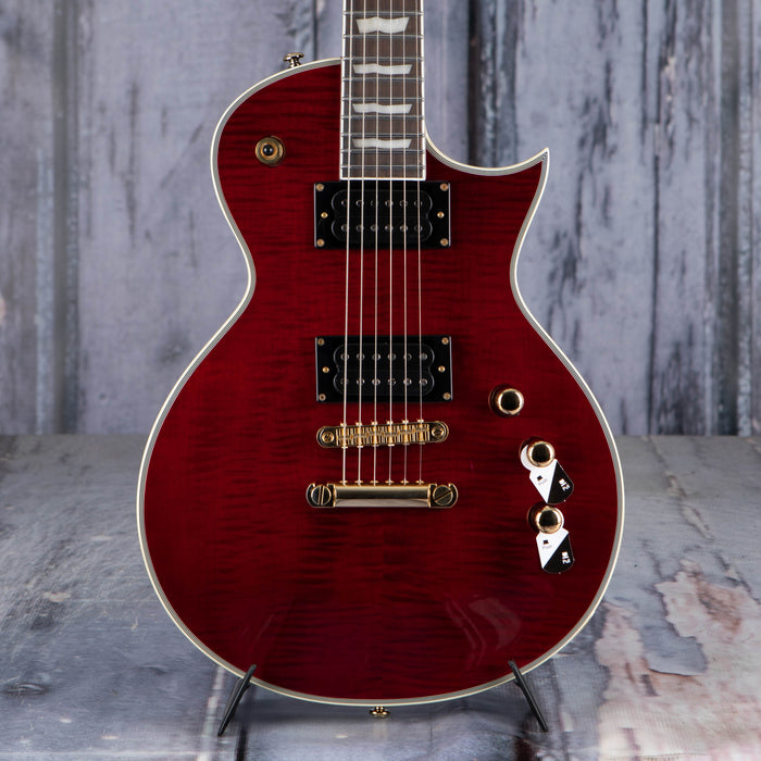 ESP LTD EC-1000T CTM Deluxe, See-Thru Black Cherry