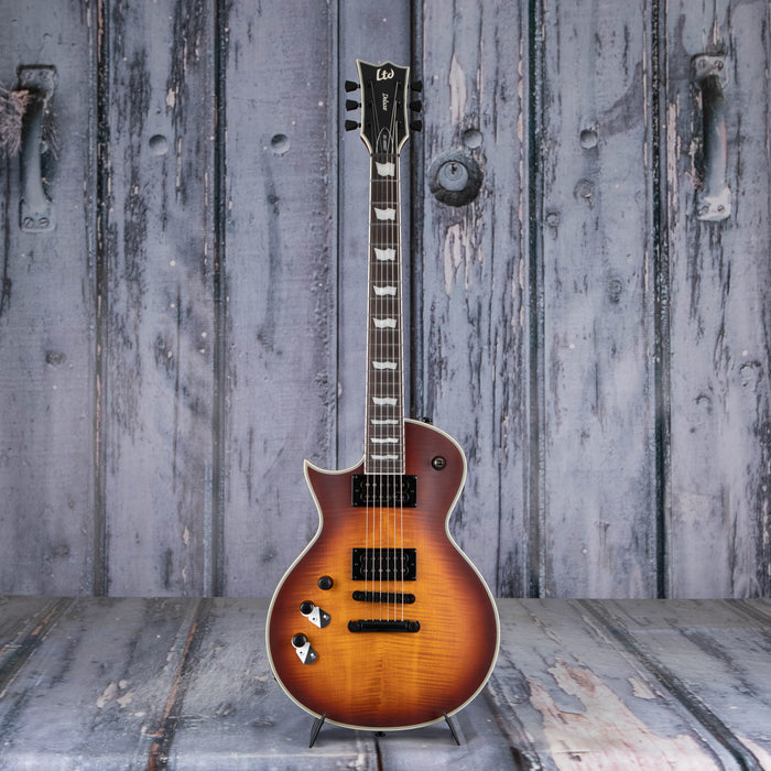 ESP LTD EC-1000T CTM Left-Handed Electric, Tobacco Sunburst Satin