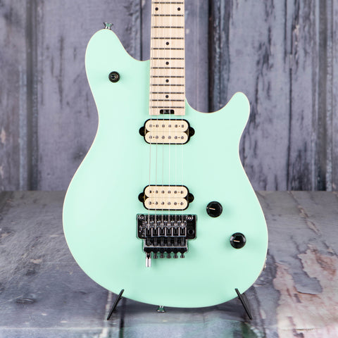 EVH Wolfgang Special Electric Guitar, Satin Surf Green, front closeup