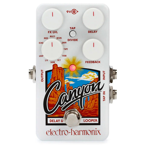 Electro-Harmonix Canyon Delay And Looper Pedal, top