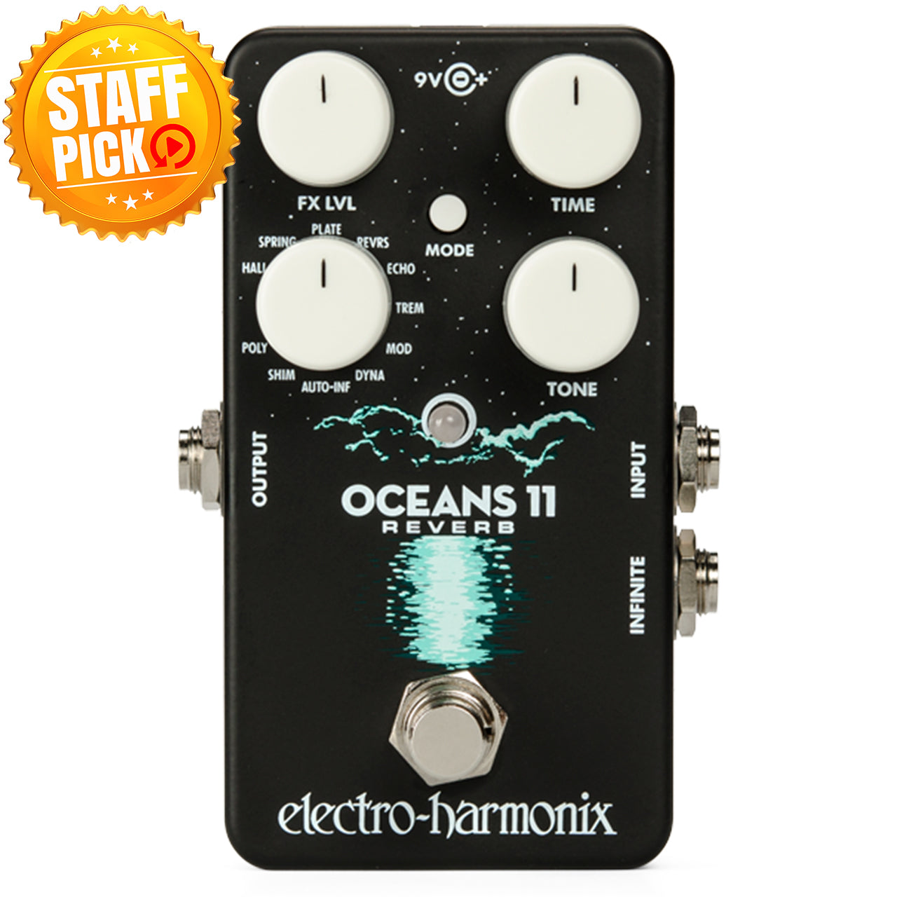 Electro Harmonix Oceans 11 Reverb Pedal For Sale Replay Guitar
