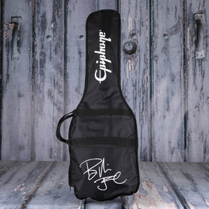Epiphone Billie Joe Armstrong Les Paul Junior Electric Guitar Player Pack, Classic White, bag