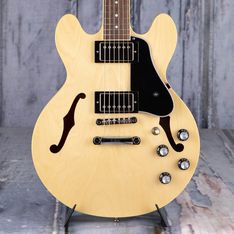 Epiphone ES-339 Semi-Hollowbody Guitar, Natural, front closeup