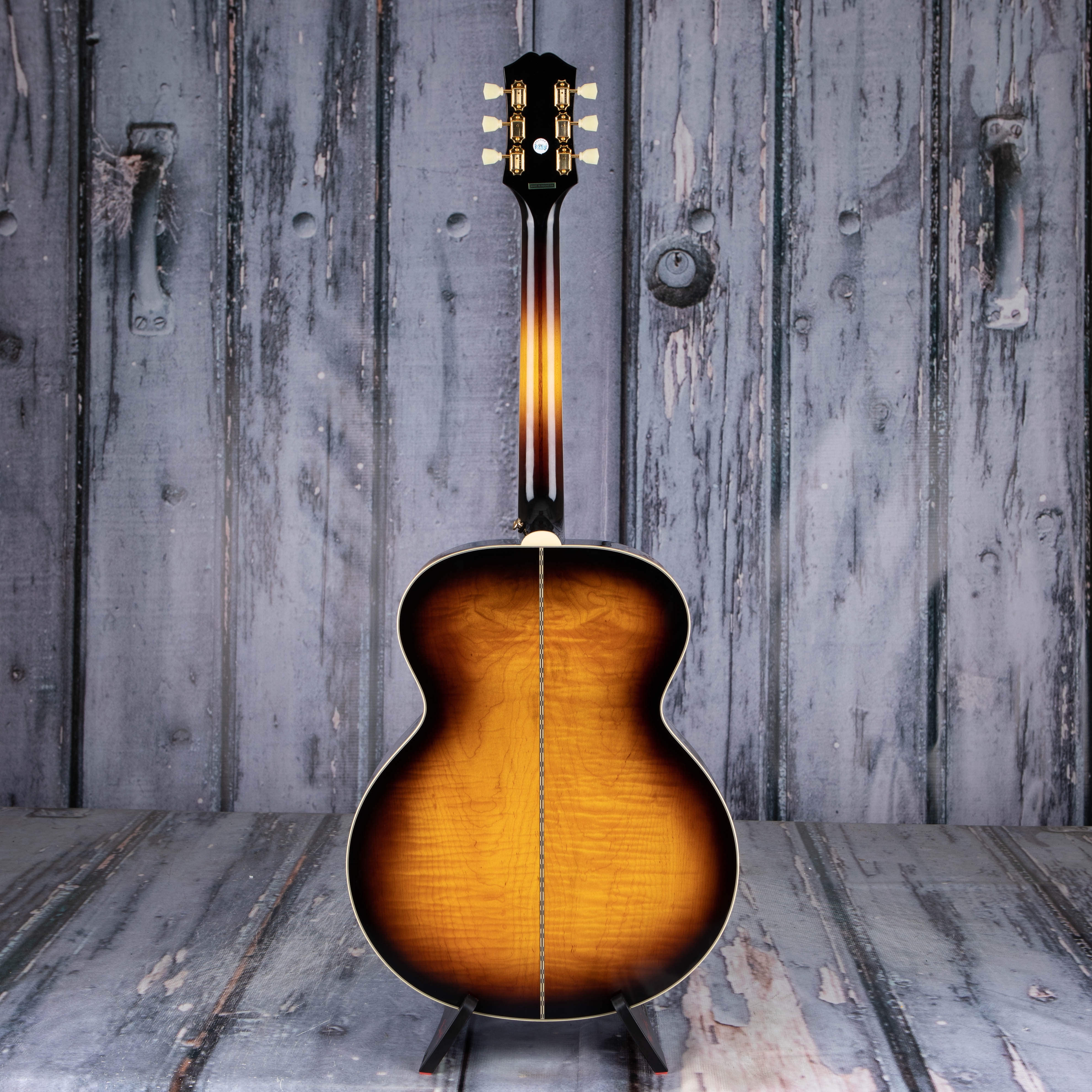 Epiphone J-200 Acoustic/Electric, Aged Vintage Sunburst Gloss
