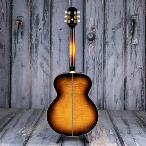 Epiphone J-200 Acoustic/Electric Guitar, Aged Vintage Sunburst Gloss, back