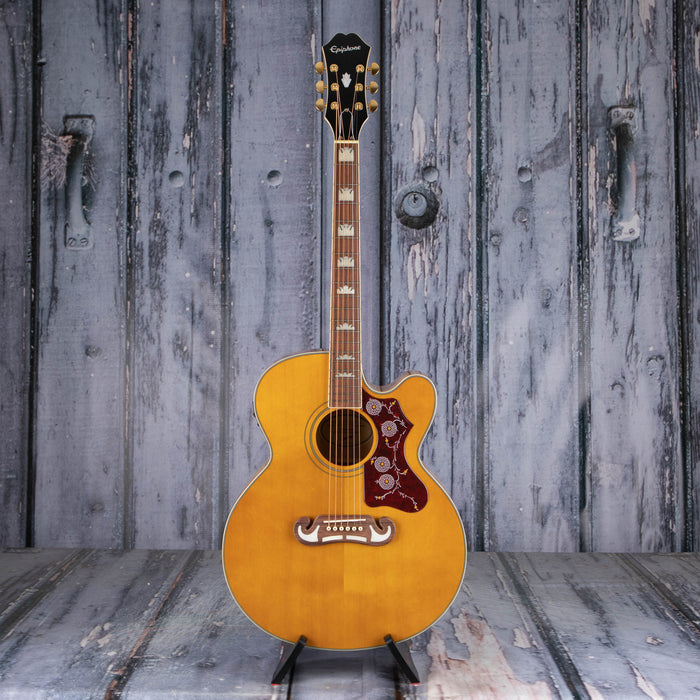 Epiphone J-200 EC Studio Acoustic/Electric, Vintage Natural