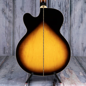 Epiphone J-200 EC Studio Acoustic/Electric Guitar, Vintage Sunburst, back closeup