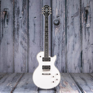 Epiphone Jerry Cantrell Prophecy Les Paul Custom Electric Guitar, Bone White, front
