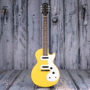 Epiphone Les Paul Melody Maker E1 Electric Guitar, Sunset Yellow, front