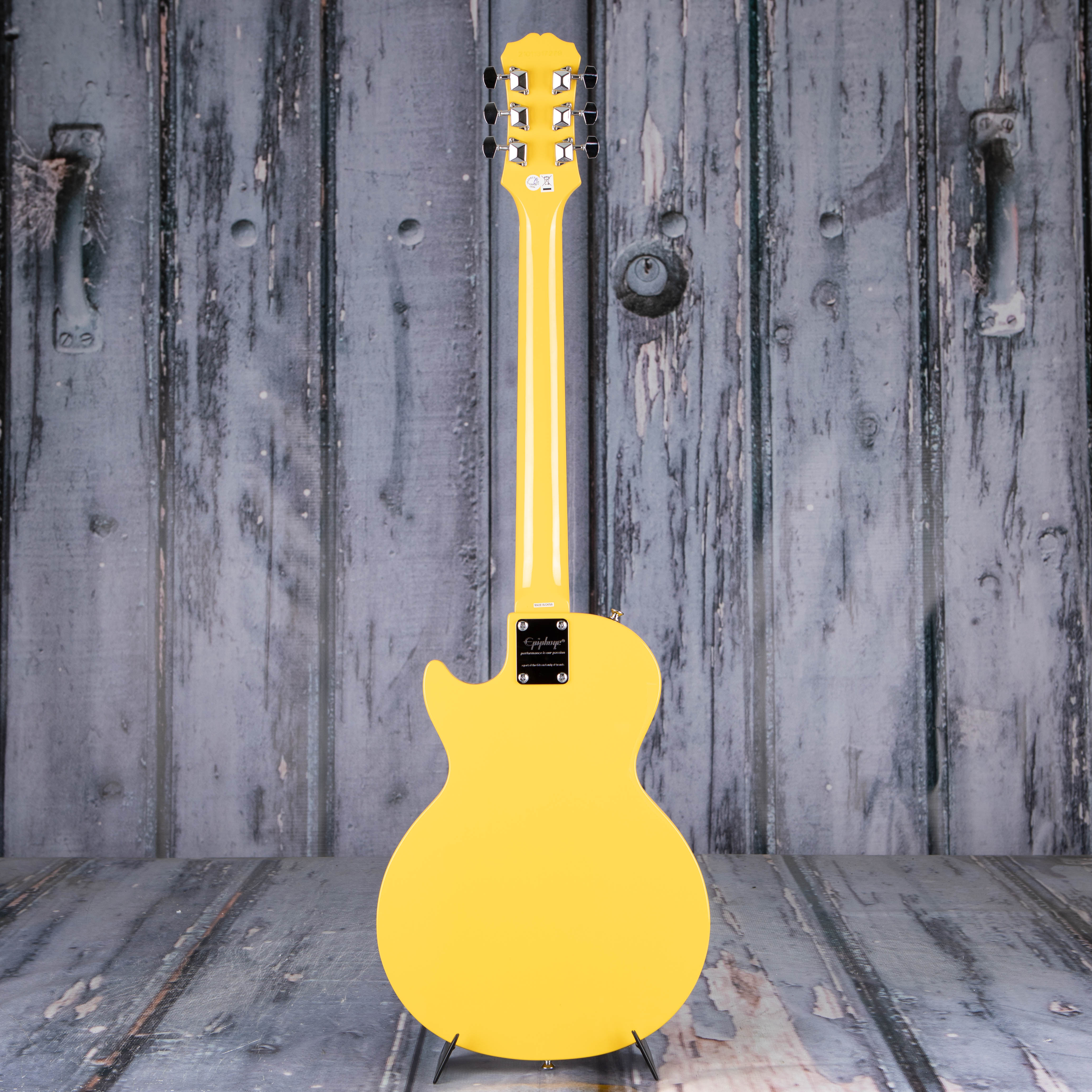 Epiphone Les Paul Melody Maker E1 Electric Guitar, Sunset Yellow, back
