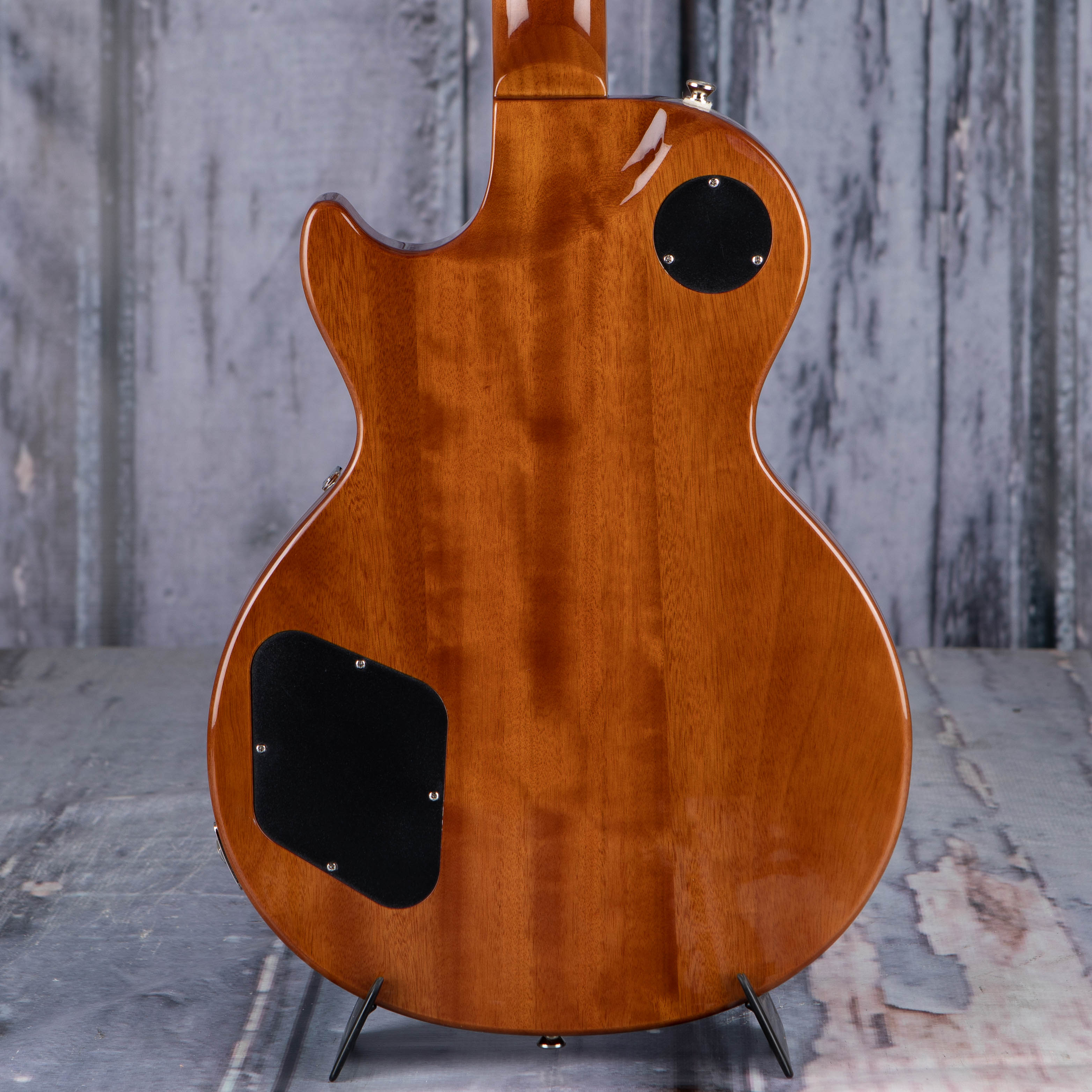 Epiphone Les Paul Modern Electric Guitar, Faded Pelham Blue, back closeup