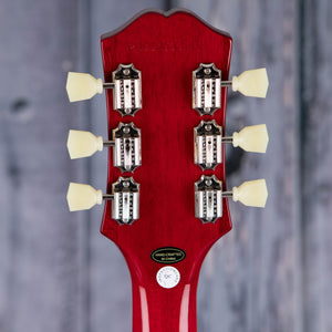 Epiphone Les Paul Standard '50s Electric Guitar, Heritage Cherry Sunburst, back headstock