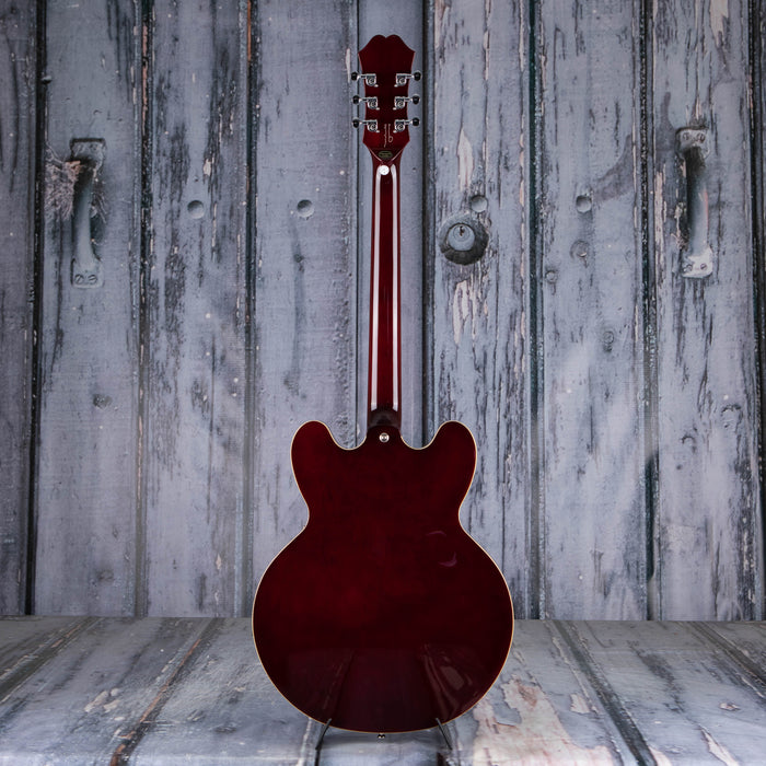Epiphone Noel Gallagher Riviera Semi-Hollowbody, Dark Wine Red