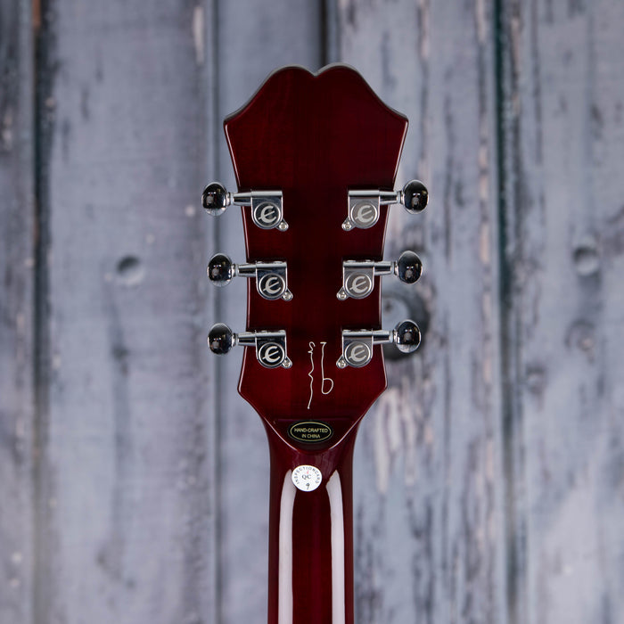 Epiphone Noel Gallagher Riviera Semi-Hollowbody, Dark Wine Red