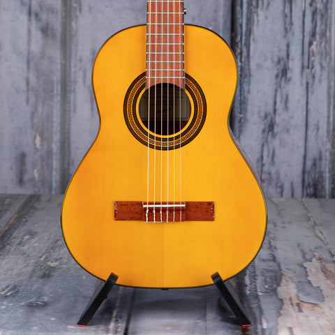 Epiphone PRO-1 Classic 3/4-Size Acoustic Guitar, Antique Natural, front closeup