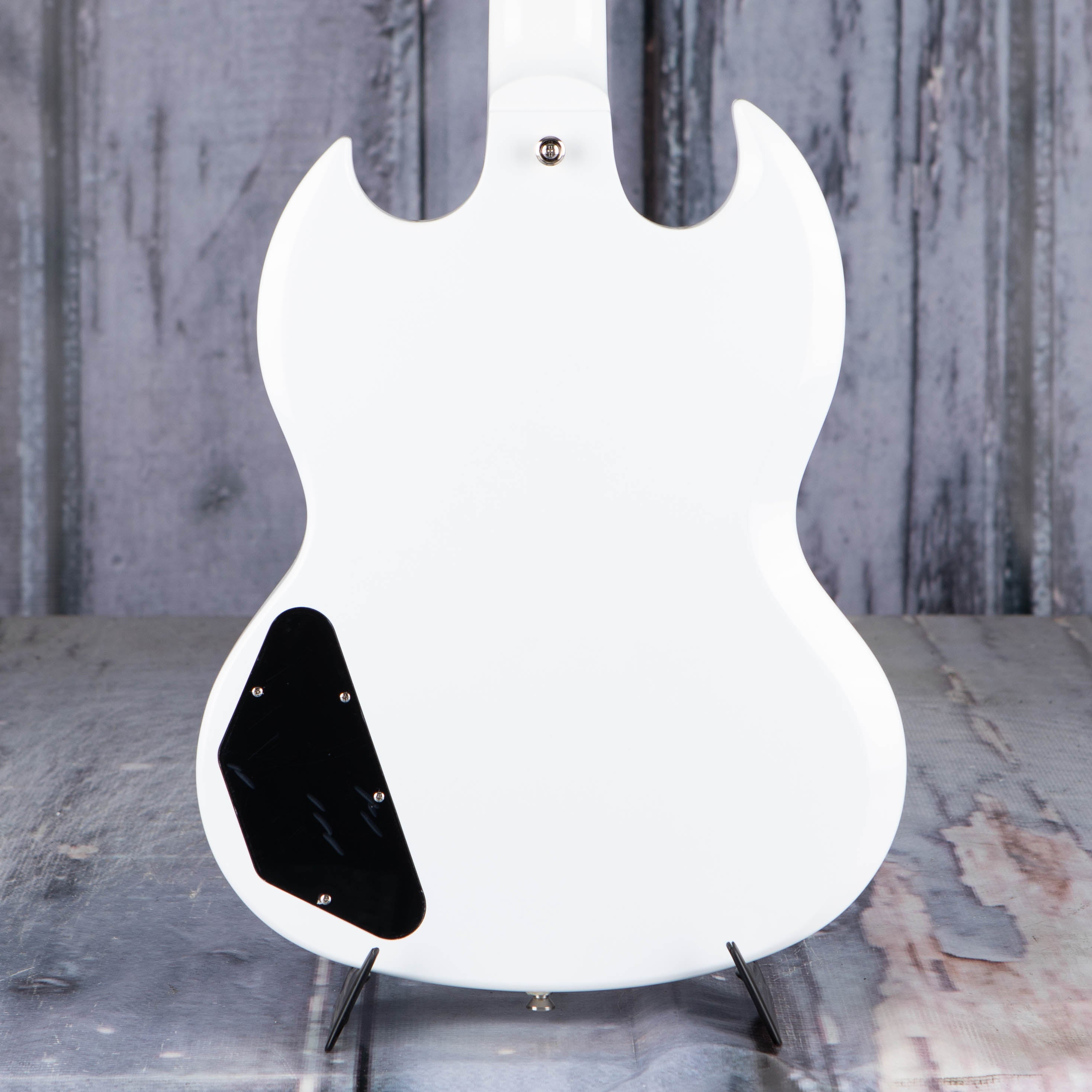 Epiphone SG Standard Electric Guitar, Alpine White, back closeup