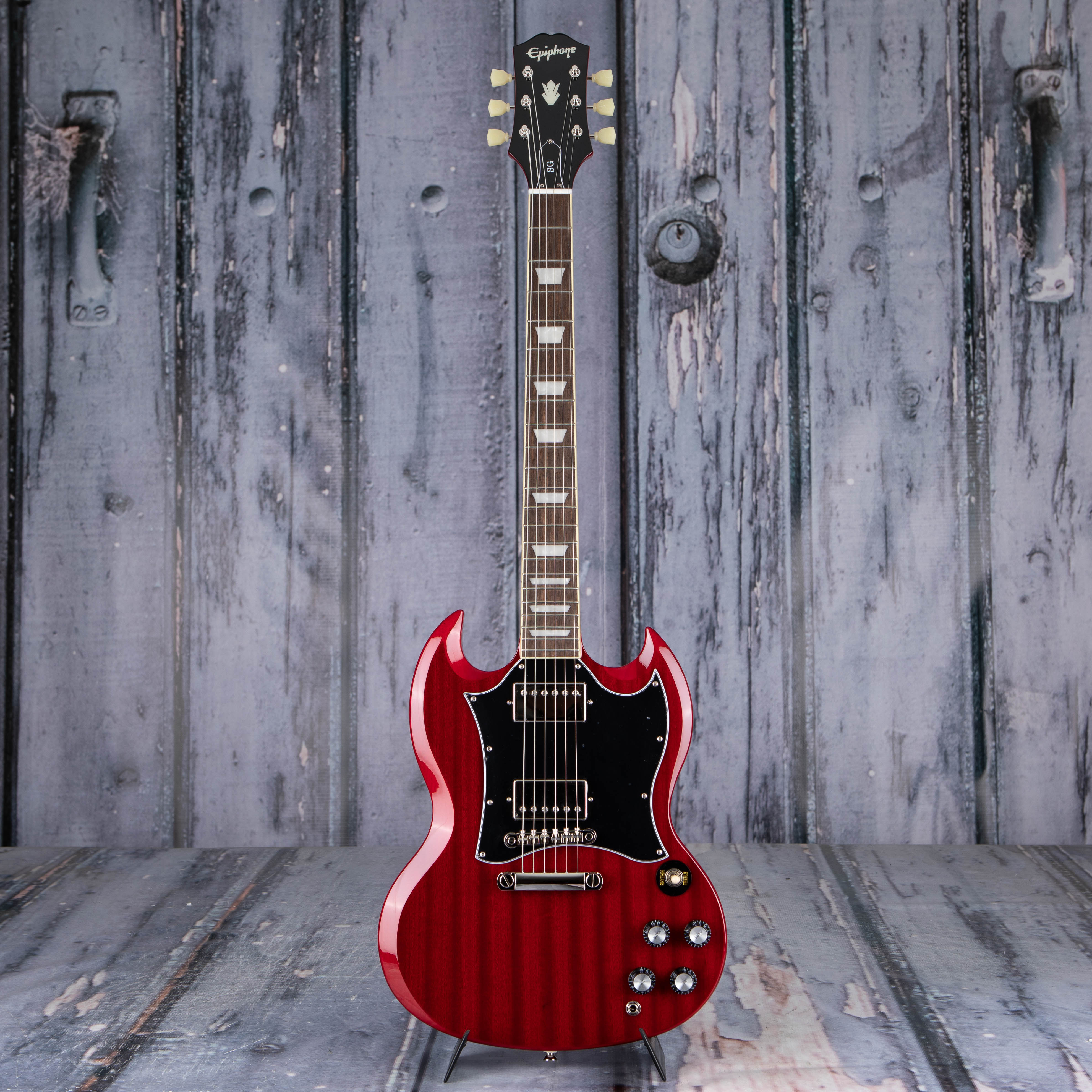 Epiphone SG Standard Electric Guitar, Heritage Cherry, front