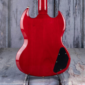 Epiphone Tony Iommi SG Special Left-Handed Electric Guitar, Sixties Cherry, back closeup