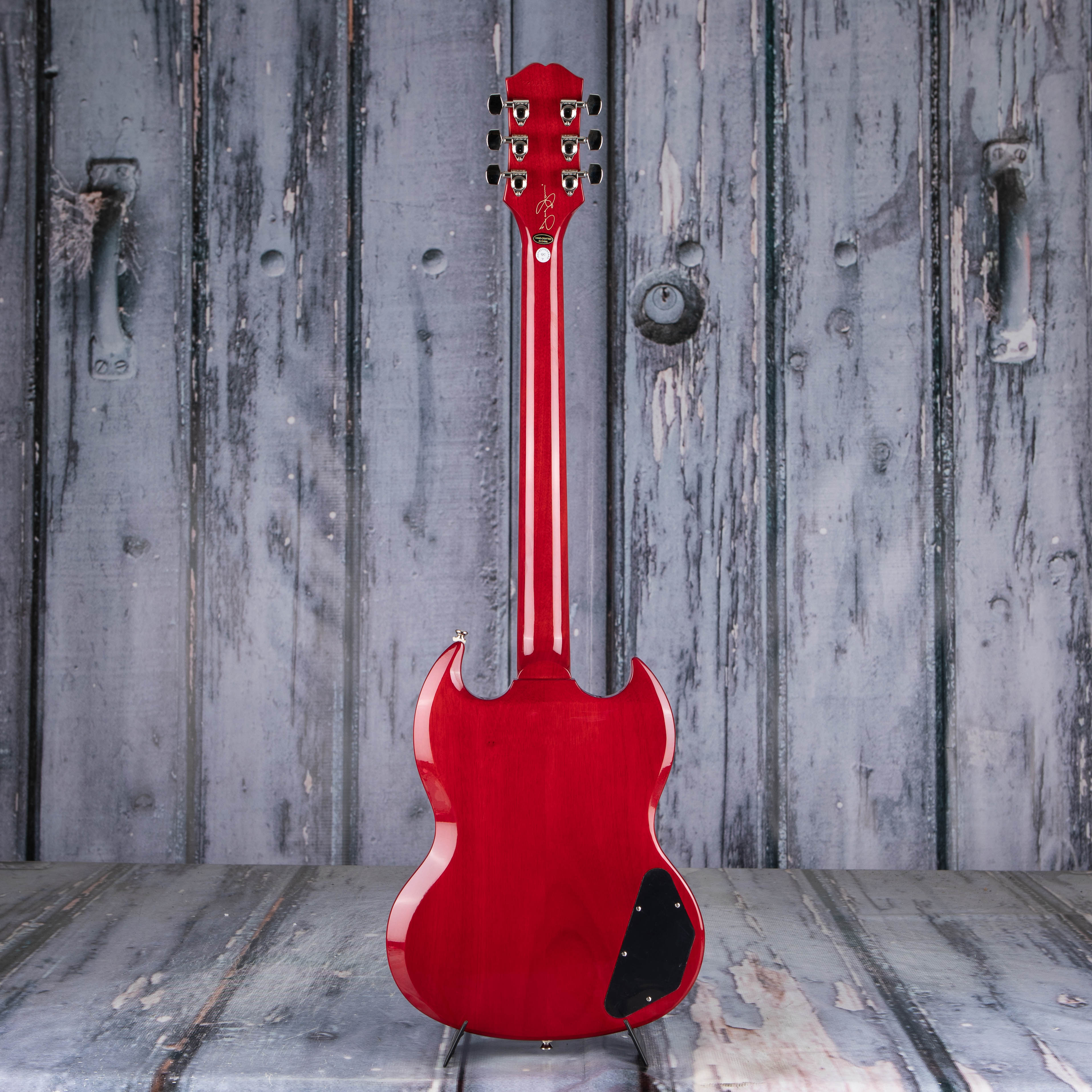 Epiphone Tony Iommi SG Special Left-Handed Electric Guitar, Sixties Cherry, back