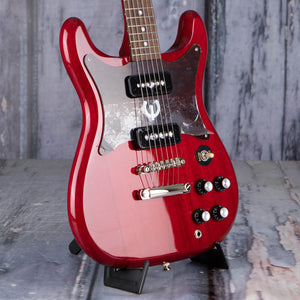 Epiphone Wilshire P-90 Electric Guitar, Cherry, angle