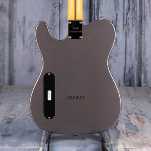Fender Aerodyne Special Telecaster Electric Guitar, Dolphin Gray Metallic, back closeup
