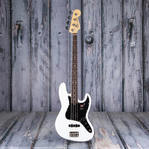 Fender American Performer Jazz Bass Guitar, Arctic White, front