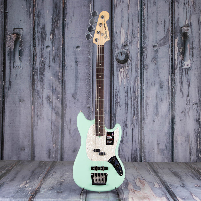 Fender American Performer Mustang Bass, Satin Surf Green