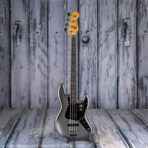 Fender American Professional II Jazz Bass Guitar, Mercury, front