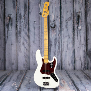 Fender American Professional II Jazz Bass Guitar, Olympic White, front