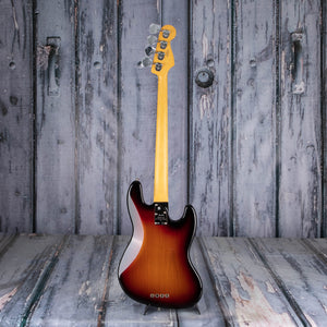 Fender American Professional II Jazz Bass Left-Handed Guitar, 3-Color Sunburst, back