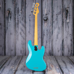 Fender American Professional II Jazz Bass Left-Handed Guitar, Miami Blue, back