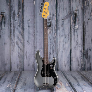 Fender American Professional II Precision Bass Guitar, Mercury, front