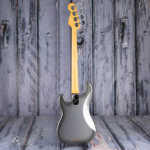 Fender American Professional II Precision Bass Guitar, Mercury, back