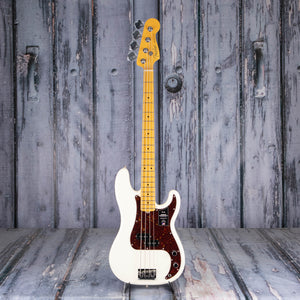 Fender American Professional II Precision Bass Guitar, Olympic White, front