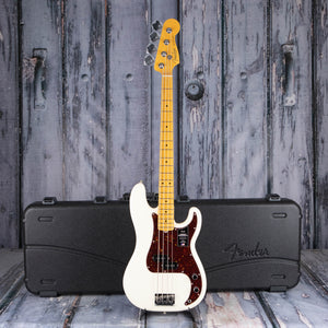 Fender American Professional II Precision Bass Guitar, Olympic White, case