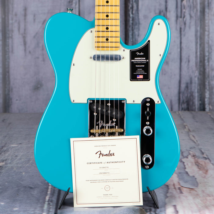 Fender American Professional II Telecaster, Miami Blue