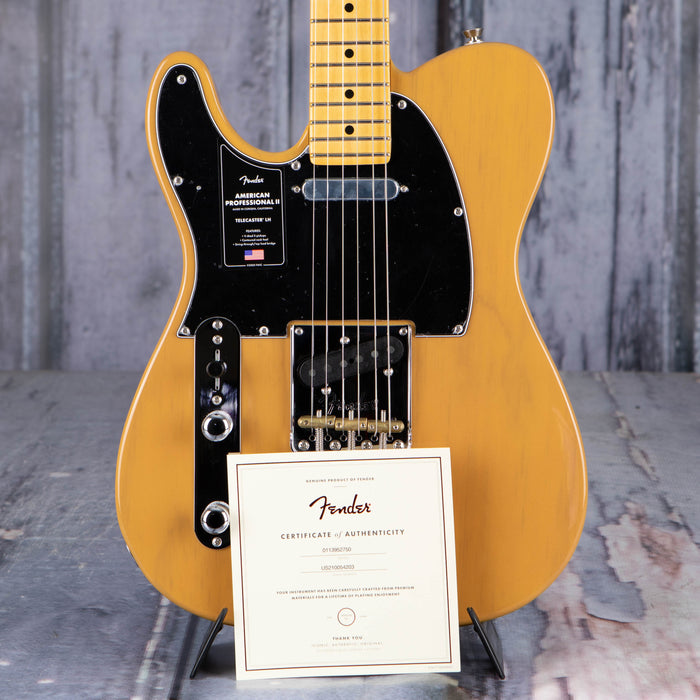 Fender American Professional II Telecaster Left-Handed, Butterscotch Blonde